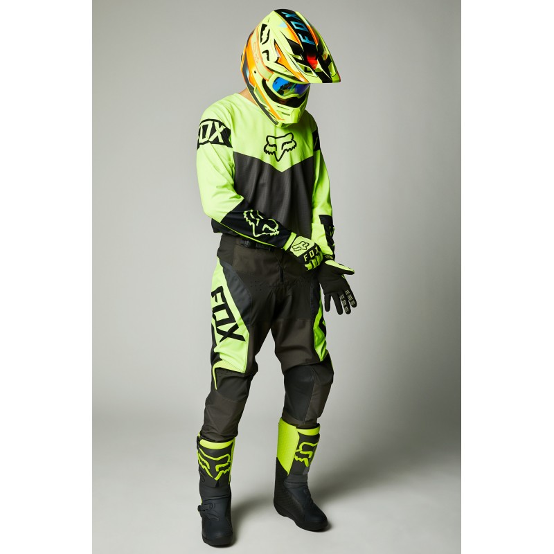 SPODNIE FOX 180 REVN YELLOW