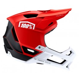 Kask full face 100% TRAJECTA Helmet red roz. S (52-56 cm)