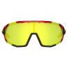 Okulary TIFOSI SLEDGE CLARION crystal red (3szkła Clarion Yellow 10,9% transmisja światła, AC Red, Clear) (NEW)