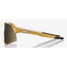 Okulary 100% S3 Peter Sagan LE Blue White Gold - Soft Gold Multilayer Mirror Lens (Szkła Złote Lustrzane Wielowarstwowe, LT 10% 