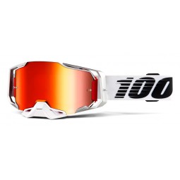 Gogle 100% ARMEGA Googgle LIGHTSABER Red Mirror Lens (Szyba Czerwona Lustrzana, LT 38%+/-5%) (NEW)