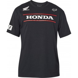 T-SHIRT FOX HONDA BLACK