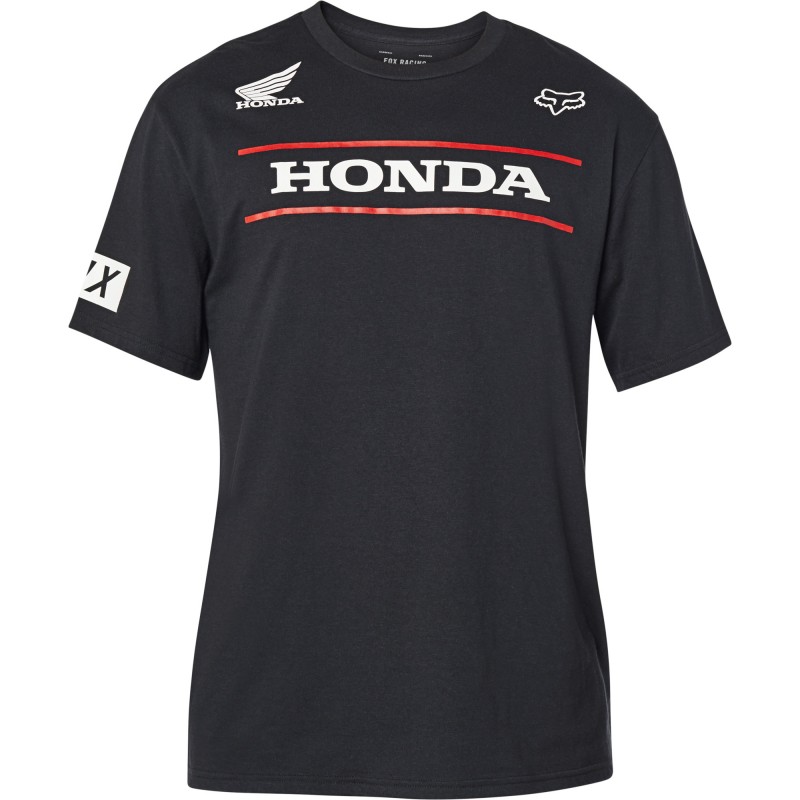 T-SHIRT FOX HONDA BLACK