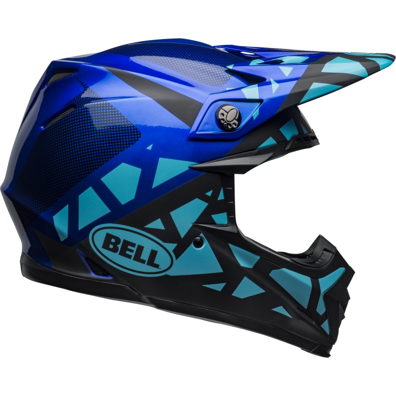 KASK BELL MOTO-9 MIPS TREMOR BLUE/BLACK