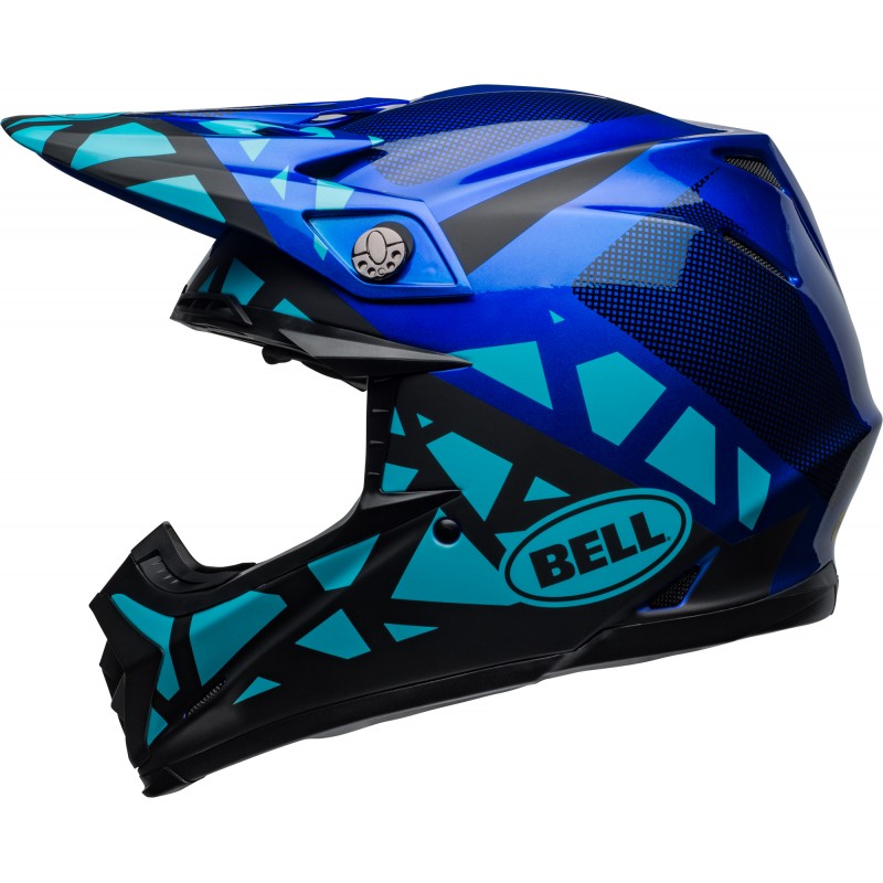 KASK BELL MOTO-9 MIPS TREMOR BLUE/BLACK