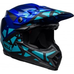 KASK BELL MOTO-9 MIPS TREMOR BLUE/BLACK