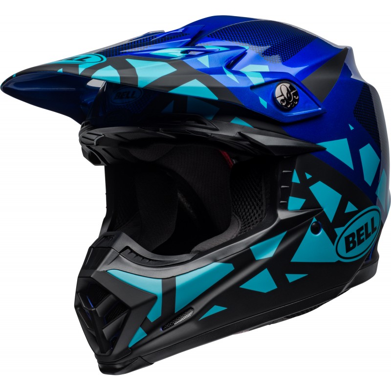 KASK BELL MOTO-9 MIPS TREMOR BLUE/BLACK
