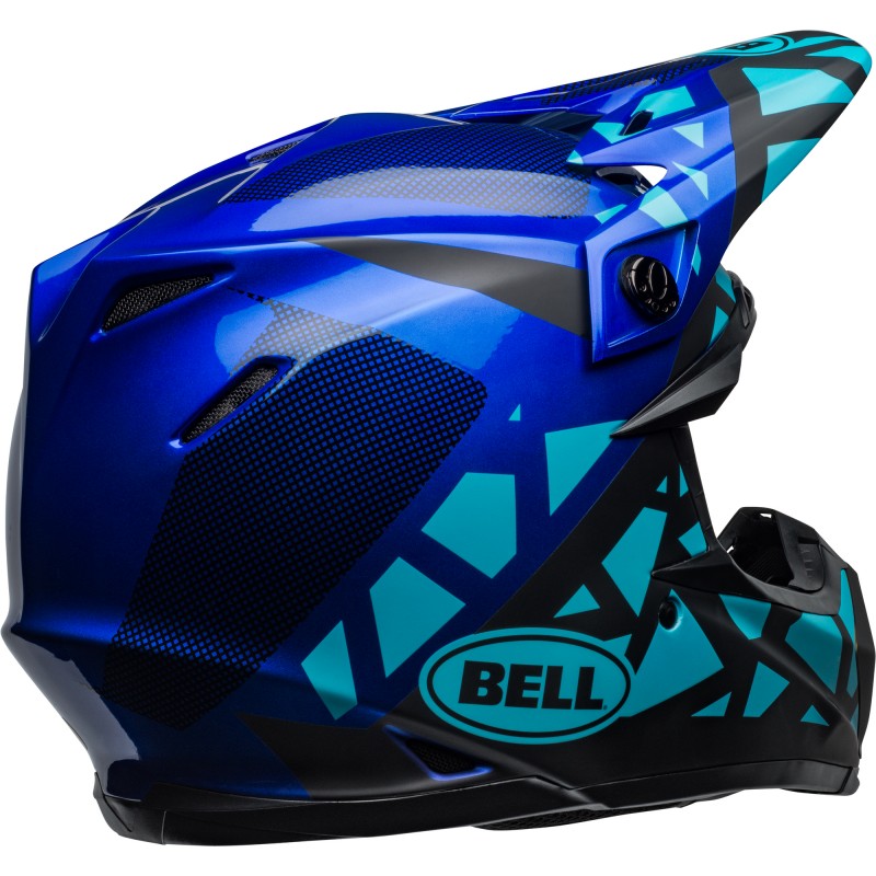 KASK BELL MOTO-9 MIPS TREMOR BLUE/BLACK