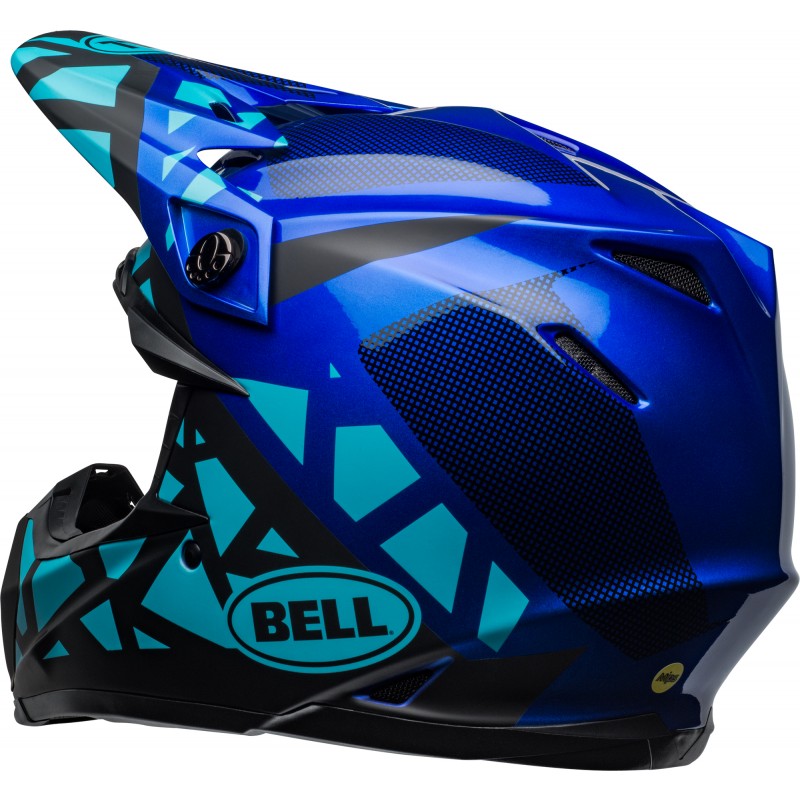 KASK BELL MOTO-9 MIPS TREMOR BLUE/BLACK