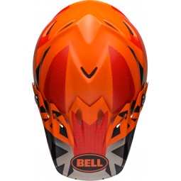 KASK BELL MOTO-9 MIPS TREMOR BLACK/ORANGE/CHROME
