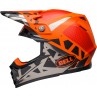 KASK BELL MOTO-9 MIPS TREMOR BLACK/ORANGE/CHROME