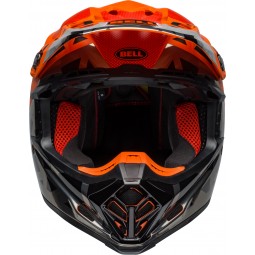 KASK BELL MOTO-9 MIPS TREMOR BLACK/ORANGE/CHROME