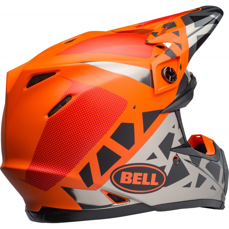 KASK BELL MOTO-9 MIPS TREMOR BLACK/ORANGE/CHROME