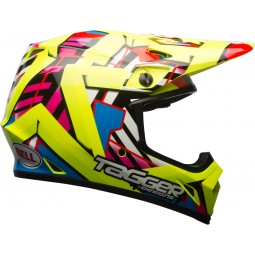 KASK BELL MX-9 MIPS DOUBLE TROUBLE HI VIZ YELLOW
