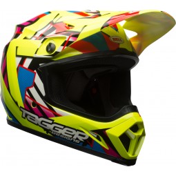 KASK BELL MX-9 MIPS DOUBLE TROUBLE HI VIZ YELLOW