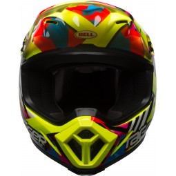 KASK BELL MX-9 MIPS DOUBLE TROUBLE HI VIZ YELLOW