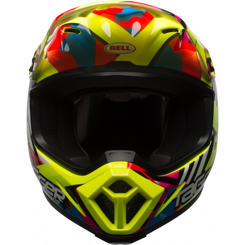 KASK BELL MX-9 MIPS DOUBLE TROUBLE HI VIZ YELLOW