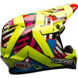 KASK BELL MX-9 MIPS DOUBLE TROUBLE HI VIZ YELLOW