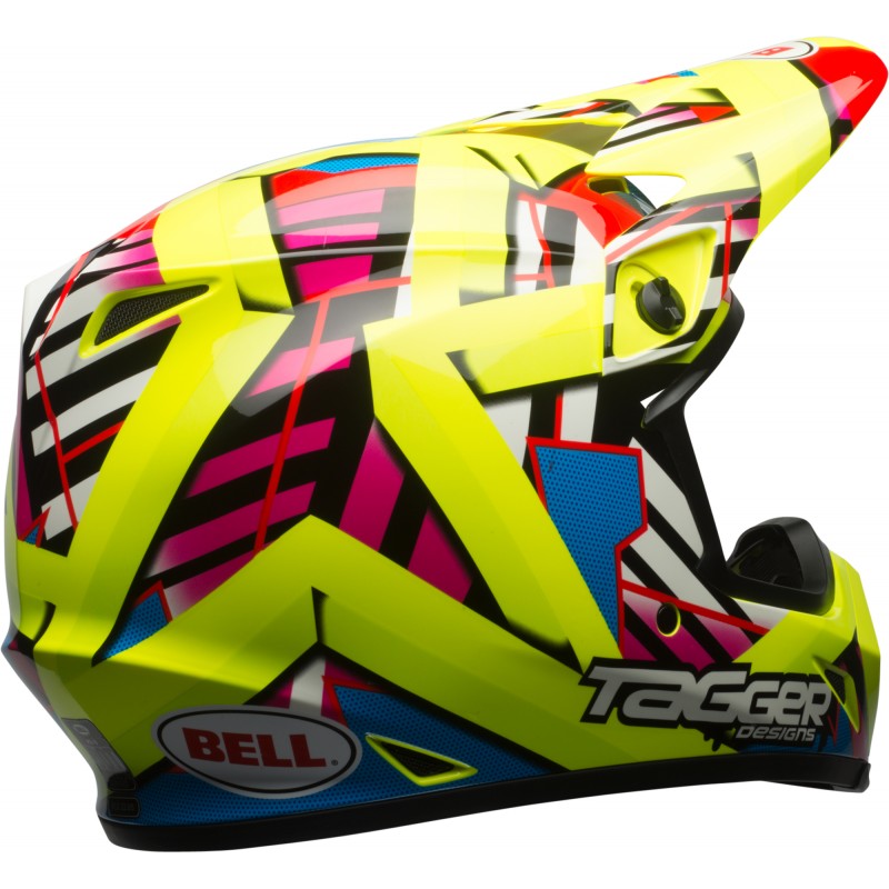 KASK BELL MX-9 MIPS DOUBLE TROUBLE HI VIZ YELLOW