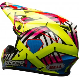 KASK BELL MX-9 MIPS DOUBLE TROUBLE HI VIZ YELLOW