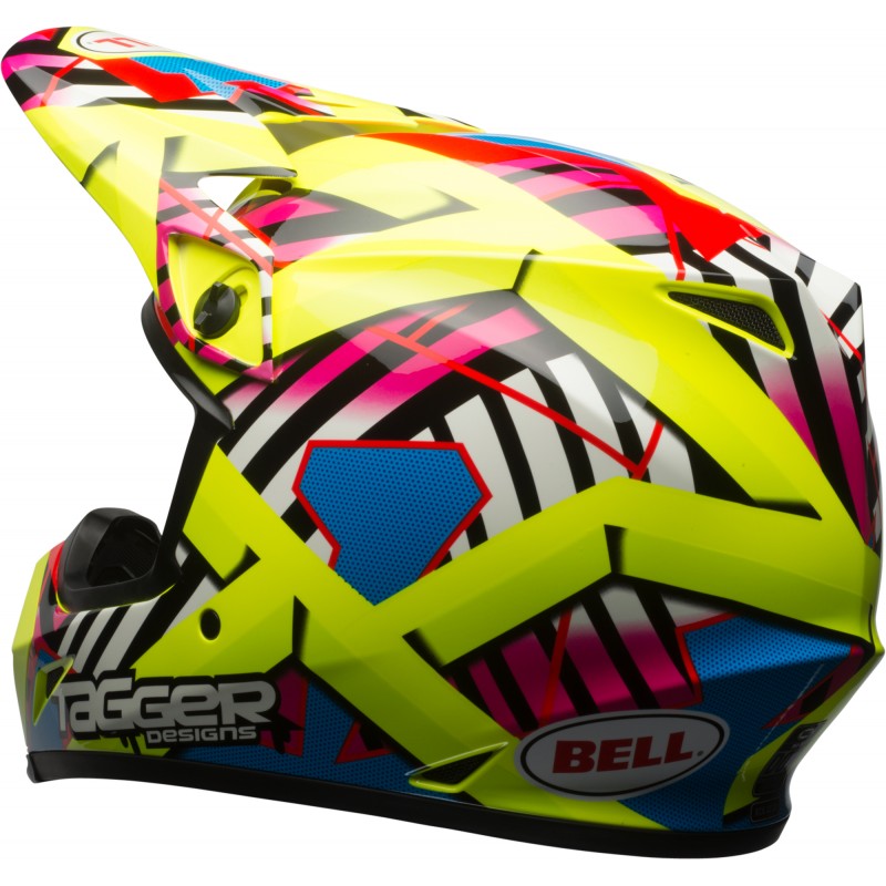 KASK BELL MX-9 MIPS DOUBLE TROUBLE HI VIZ YELLOW