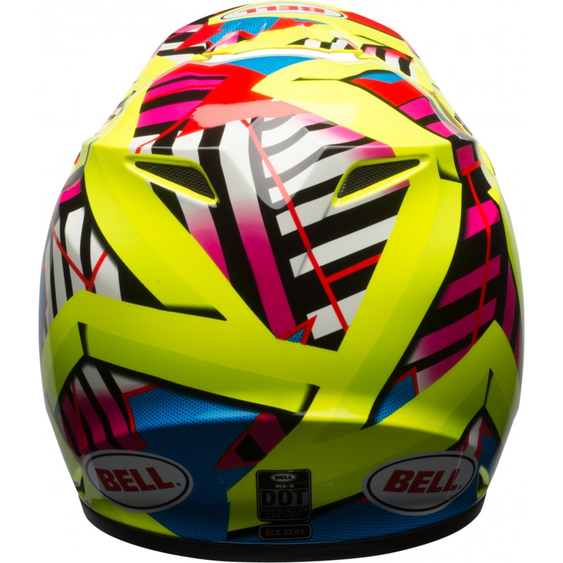 KASK BELL MX-9 MIPS DOUBLE TROUBLE HI VIZ YELLOW
