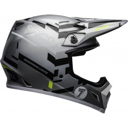KASK BELL MX-9 MIPS SEVEN EQUALIZER GREY/BLACK/HI VIZ