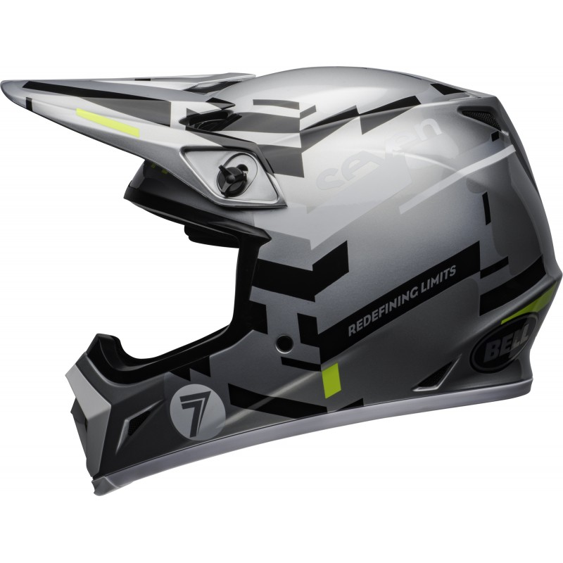 KASK BELL MX-9 MIPS SEVEN EQUALIZER GREY/BLACK/HI VIZ