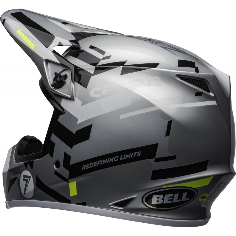 KASK BELL MX-9 MIPS SEVEN EQUALIZER GREY/BLACK/HI VIZ