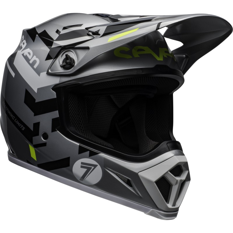 KASK BELL MX-9 MIPS SEVEN EQUALIZER GREY/BLACK/HI VIZ