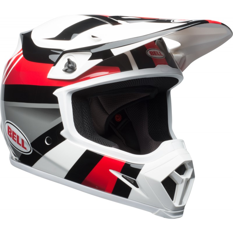 KASK BELL MX-9 MIPS MARAUDER WHITE/BLACK/RED