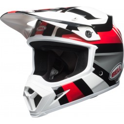 KASK BELL MX-9 MIPS MARAUDER WHITE/BLACK/RED