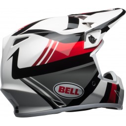 KASK BELL MX-9 MIPS MARAUDER WHITE/BLACK/RED