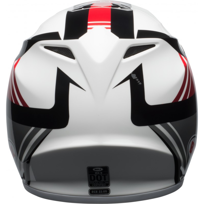 KASK BELL MX-9 MIPS MARAUDER WHITE/BLACK/RED