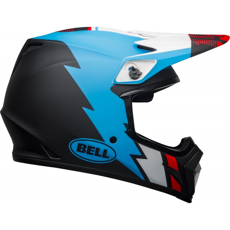 KASK BELL MX-9 MIPS STRIKE MATTE BLACK/BLUE/WHITE