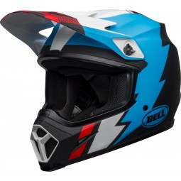 KASK BELL MX-9 MIPS STRIKE MATTE BLACK/BLUE/WHITE