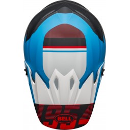 KASK BELL MX-9 MIPS STRIKE MATTE BLACK/BLUE/WHITE
