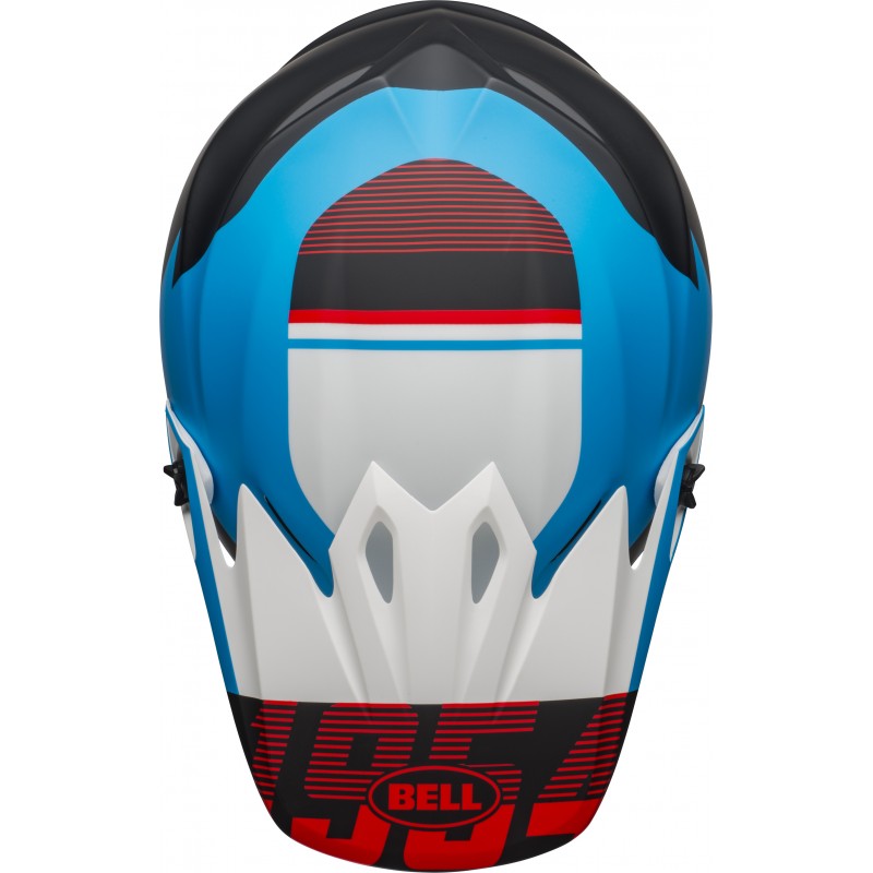 KASK BELL MX-9 MIPS STRIKE MATTE BLACK/BLUE/WHITE