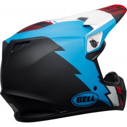 KASK BELL MX-9 MIPS STRIKE MATTE BLACK/BLUE/WHITE