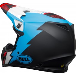 KASK BELL MX-9 MIPS STRIKE MATTE BLACK/BLUE/WHITE