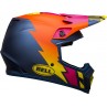 KASK BELL MX-9 MIPS STRIKE MATTE BLUE/ORANGE/PINK