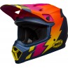 KASK BELL MX-9 MIPS STRIKE MATTE BLUE/ORANGE/PINK