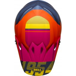 KASK BELL MX-9 MIPS STRIKE MATTE BLUE/ORANGE/PINK