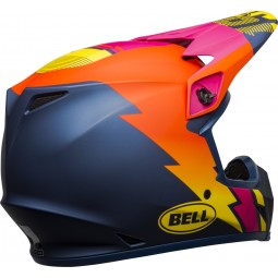 KASK BELL MX-9 MIPS STRIKE MATTE BLUE/ORANGE/PINK