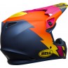 KASK BELL MX-9 MIPS STRIKE MATTE BLUE/ORANGE/PINK