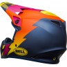 KASK BELL MX-9 MIPS STRIKE MATTE BLUE/ORANGE/PINK
