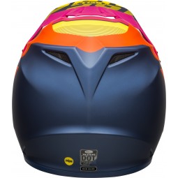 KASK BELL MX-9 MIPS STRIKE MATTE BLUE/ORANGE/PINK