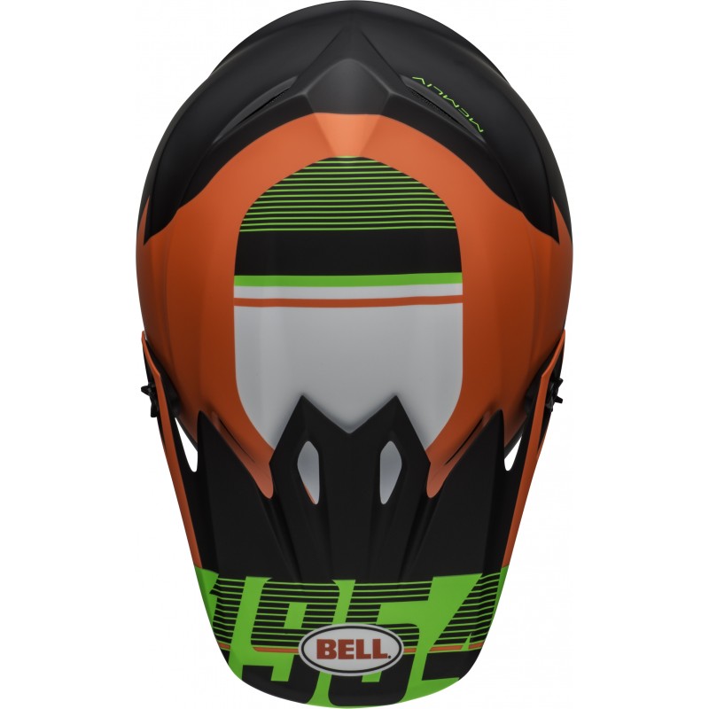 KASK BELL MX-9 MIPS STRIKE MATT INFRARED/GREEN/BLACK
