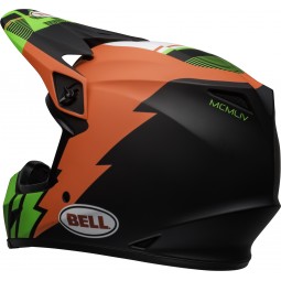 KASK BELL MX-9 MIPS STRIKE MATT INFRARED/GREEN/BLACK