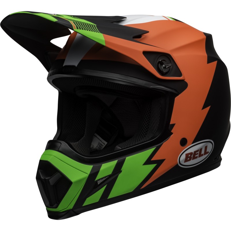 KASK BELL MX-9 MIPS STRIKE MATT INFRARED/GREEN/BLACK